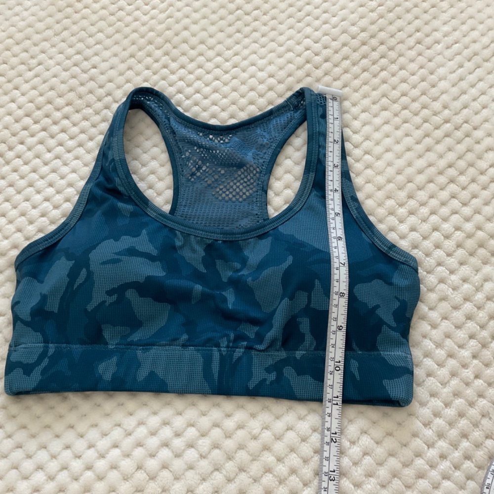 Zyia Active Blue Camo Racerback Sports Bra - Size Small - Picture 10 of 10